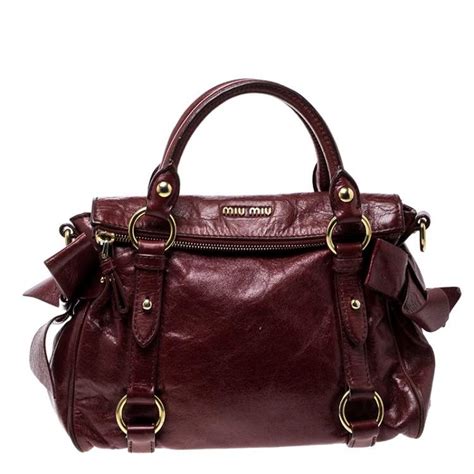 miu miu red vitello bag|miu michigan handbags.